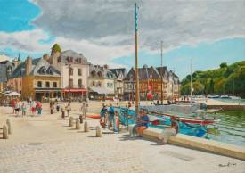 Marc ETIEN - Promenade à St Goustan, Auray