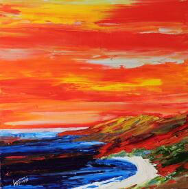 Jean Charles FABIANI - SOLEIL COUCHANT.