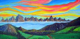Alain FAURE - LE CREPUSCULE DES DOLOMITES