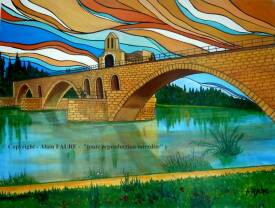 Alain FAURE - SUR LE PONT D'AVIGNON copAF.JPG