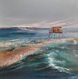 Jean Michel FAVARD - Carrelet sur l'Île Madame