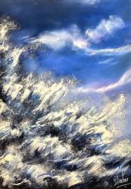 Patrick FISCHER - "Tourmente 2"   240€