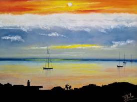Patrick FISCHER - "La baie de Collioure"