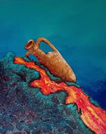 Michel FOREST - Lave à Pompei