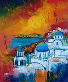 Michel FOREST - Santorin