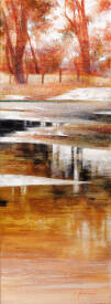 Diane GARCÈS De MARCILLA - Le lac fauve 100 x 37 cm.jpg