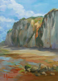 Laurence GASIOR - falaises bretonnes