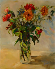 Laurence GASIOR - Bouquet aux fleurs rouges web.jpg