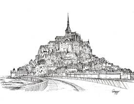 Amélia GAZZO - Le Mont Saint-Michel