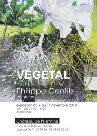 Philippe GENTILS - Affiche exposition au Château de l'Hernine