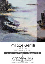Philippe GENTILS - Affiche  exposition "Maison du Phare "