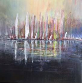 Christiane GILBERT - LE DEPART - LES VOILES