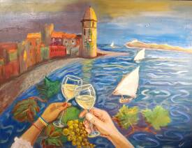 Gilles GIMENEZ - Apéro romantique à Collioure