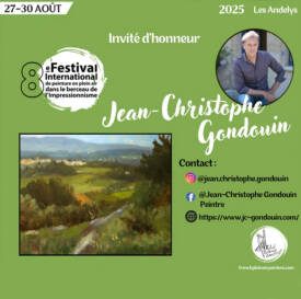 Jean Christophe GONDOUIN - Invité d'honneur au Festival International des Andélys