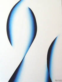 Bernard GOUTIERS - Quadri 3  tension surface et relief 81 x 65 cm.JPG élément d'un triptyque