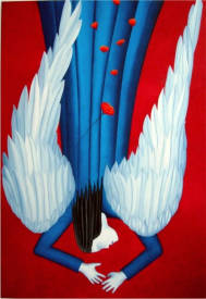 Bernard GOUTIERS - L'aile brisée d'un ange déchu 130 x83 cm.JPG