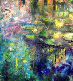 Didier GRARE - Monmalan.Huile sur toile 110x100