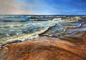 Natalia GRIGORIEVA - Mer au coucher du soleil. Palanga