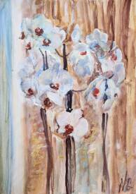 Natalia GRIGORIEVA - Orchidée blanche