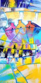 Myriam GUENAÏZIA - LA MAREE BLANCHE  30X60
