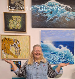 Sylvie GUEVEL - sylvie guével dans son atelier.jpg