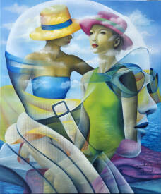 Jeannette GUICHARD BUNEL - les baigneuses