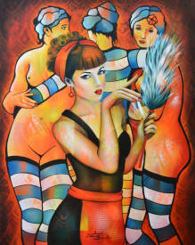 Jeannette GUICHARD BUNEL - la toilette des 3 graces