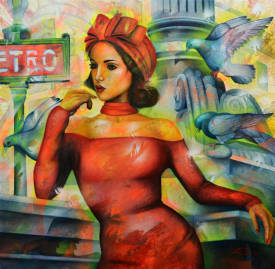 Jeannette GUICHARD BUNEL - sur les ponts de Paris