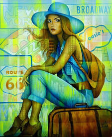 Jeannette GUICHARD BUNEL - escale  à Broadway