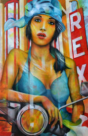 Jeannette GUICHARD BUNEL - devant le grand Rex