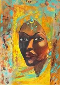 Lidia GUIGO - Portrait Africaine (grand modèle)