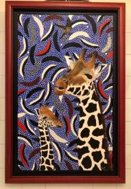 Frank GUILLARD - Girafes Rouge-Sang