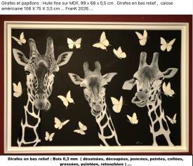 Frank GUILLARD - Girafes et papillons