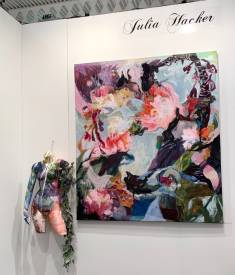 Julia HACKER - Floral painting-60x56-Julia-Hacker