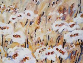 Miriam HARTMANN - 19.520 Un beau soir calme 95 x 125 cm