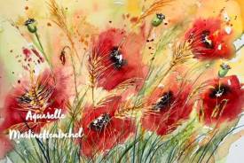 Martine HENTSCHEL - IMG_2345 Coquelicots et blés .JPG