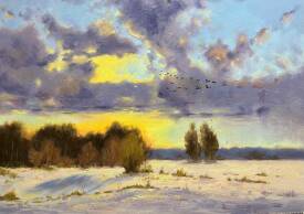 Boris HUGUENEL - Incandescence hivernale.