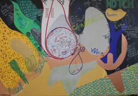 Farid IZEMMOUR - Traces_103"the Womens of algiers in their appartment I"