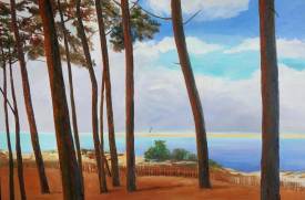 Jean Calmon - JICAL - N° 330, Les pins du Petit Nice, 81 X 54, 2018.JPG