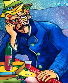 Gabi JIMENEZ - 2020-Doctor Gacho-100 x 81-huile