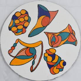 Dominique JOYEUX - NAUTILE AMOUREUX-acryl  marouflé sur toile 60.jpg