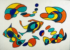 Dominique JOYEUX - VOGUENT LES REVES Acryl sur toile 46-51-2023.jpeg