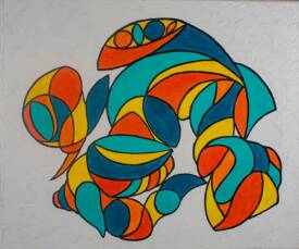 Dominique JOYEUX - FETE DES MOISSONS Acryl sur toile 60-50.jpeg