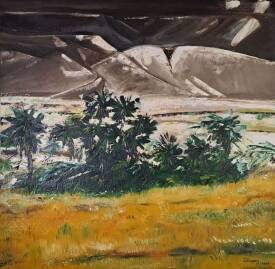 Serge Keyeux - KEY.S - OASIS 100x100 huile sur toile année 2002.jpg