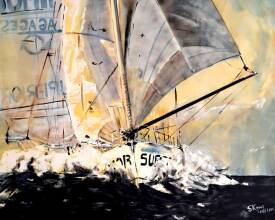 Serge Keyeux - KEY.S - PLEIN VENT 81x100 huile sur toile année 2003.jpg