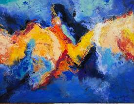 Dany LACHAUD - 881 Mouvement 116x90 acrylique n°881.JPG