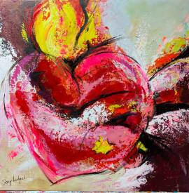 Dany LACHAUD - 902 explosion de bonheur 80x80 n°902.JPG