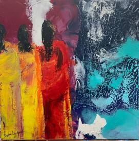 Dany LACHAUD - 901 promenade 60x60 n°901.JPG