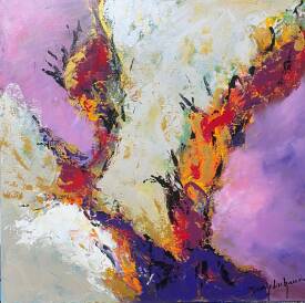Dany LACHAUD - 883 VIVANT 80X80 ACRYLIQUE N° 883.JPG