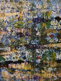Chantal LALLEMAND - CHAOS. 80X80.